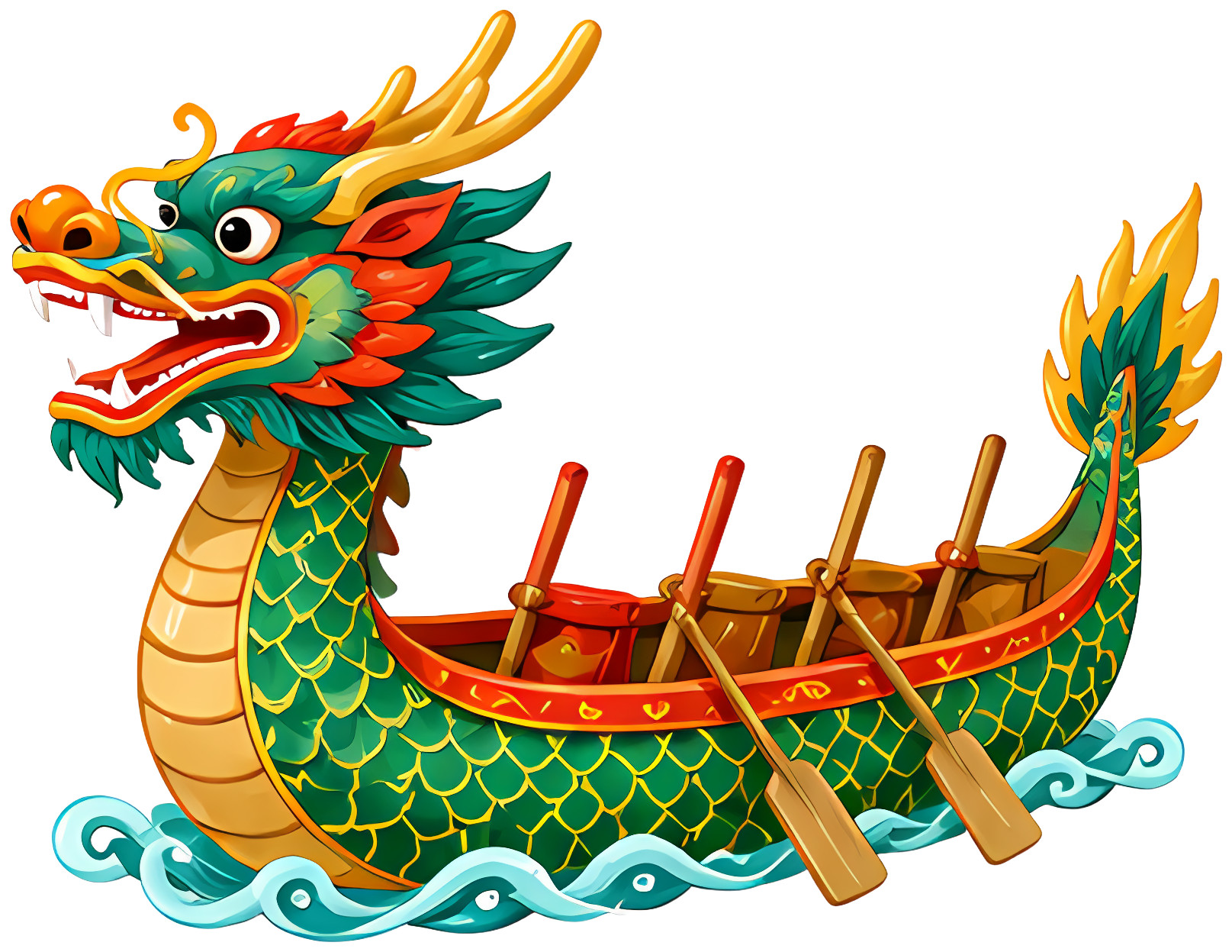 dragon boat Dragon Boat Festival traditional festival Chinese folk custom painted dragon head Dragon Boat Festival Chinese Traditional Festivals Festivals
