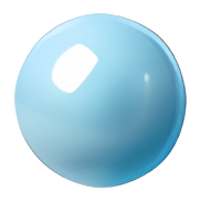 sphere water droplet 3D material sphere glass bead glass ball