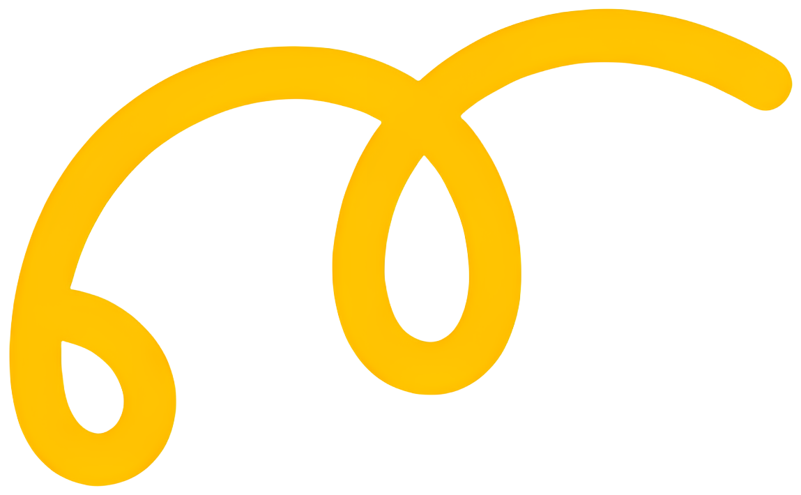 yellow curved abstract symbol decorative colorful lines line