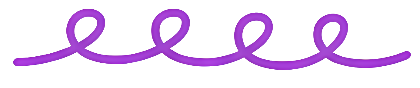 purple wavy line handwritten curved line decorative line line lines hand-drawn