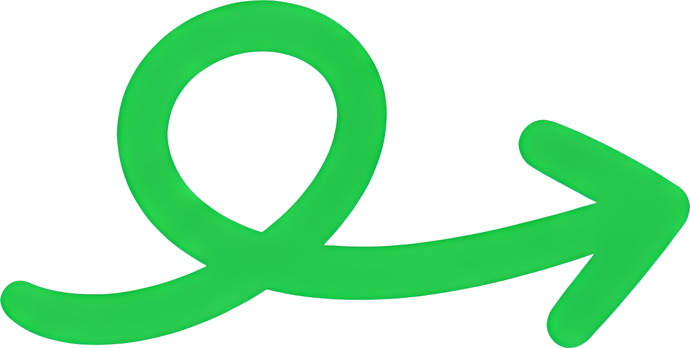 green arrow circular symbol rightward arrow smooth line dynamic indicator