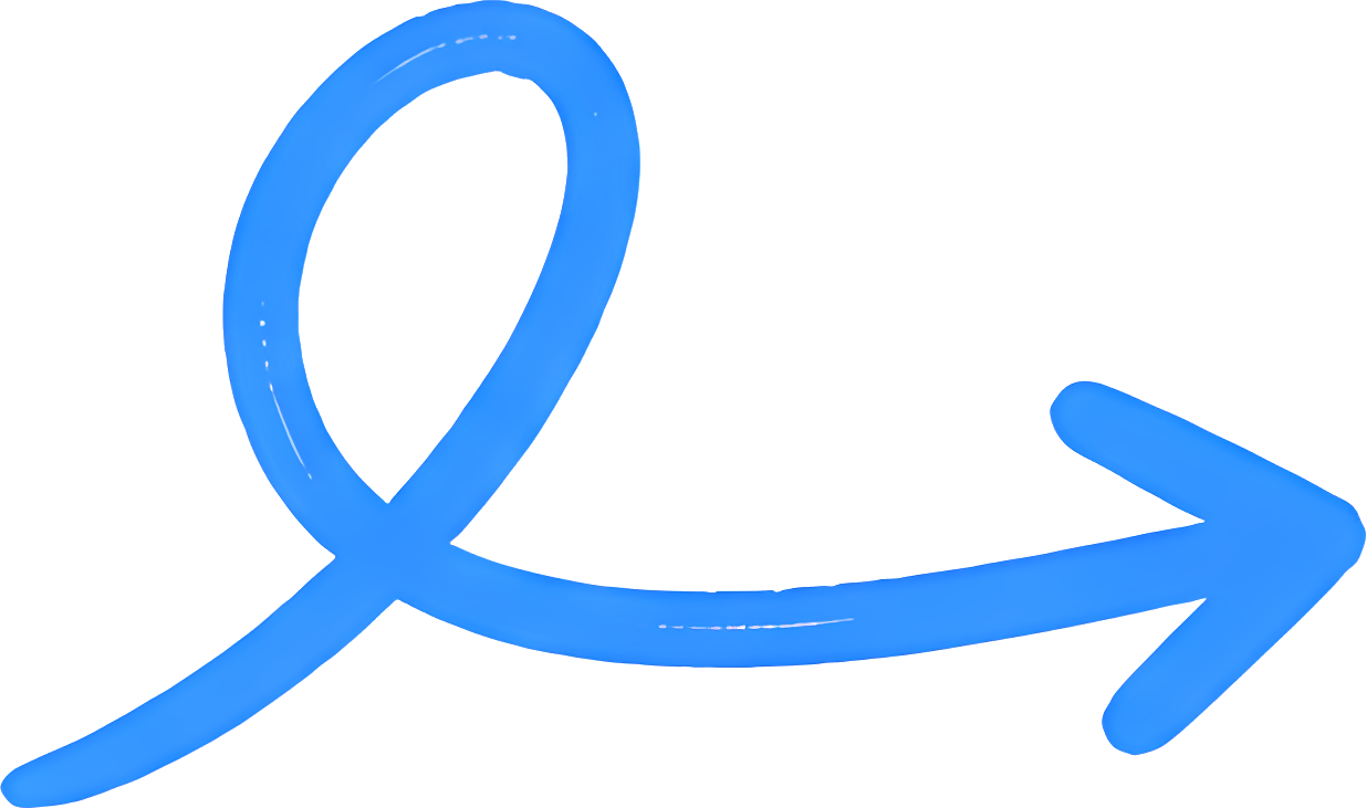 arrow curved blue hand-drawn pointing Art & Design Handcrafted Patterns Patterns Expressions & Gestures Character