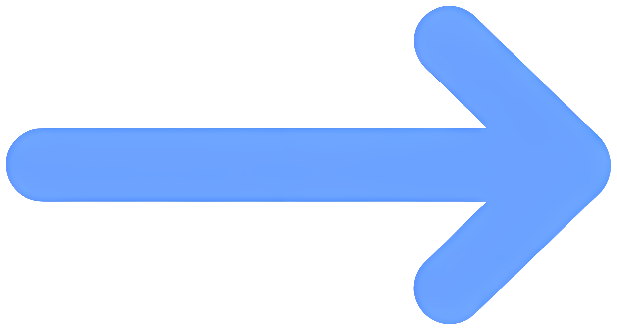 blue arrow pointing right simple icon navigation symbol graphic element