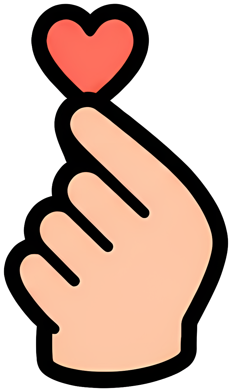 heart gesture like love sign cute Wedding and Romantic Patterns Patterns Expressions & Gestures Character hand