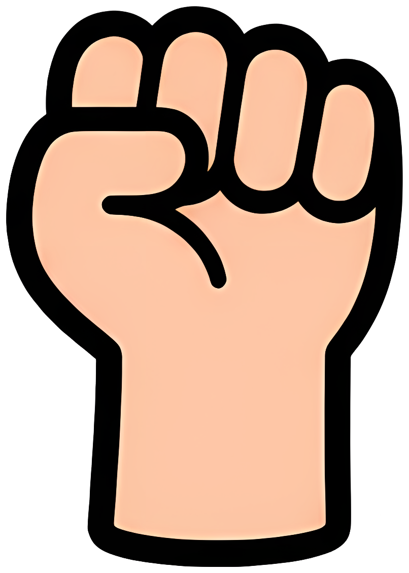 fist power unity protest determination hand