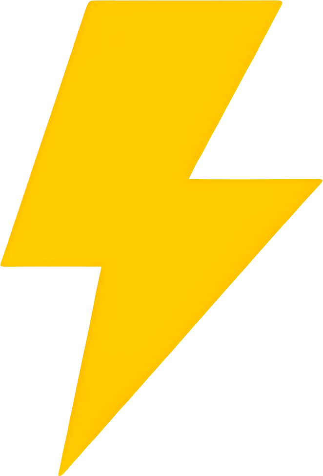 lightning yellow symbol energy electricity abstraction icon technology graphics shape