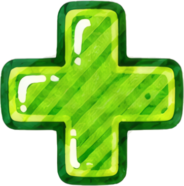 green cross medical symbol health icon first aid sign hand-drawn style plus symbol
