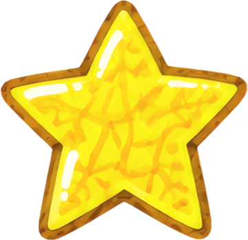 golden star five-pointed shiny icon Art & Design symbol