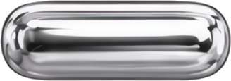 minus symbol silver balloon three-dimensional