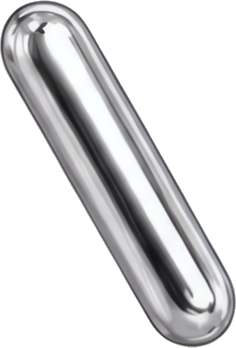 metal tube silver smooth cylindrical reflective