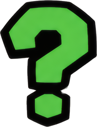 green question mark icon mystery symbol Art & Design Symbol Super Mario Mario-style