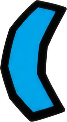 blue curved shape symbol simple Symbol Super Mario Mario-style parentheses