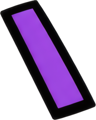 purple rectangle glowing effect dark background geometric shape neon light Symbol Super Mario Mario-style /
