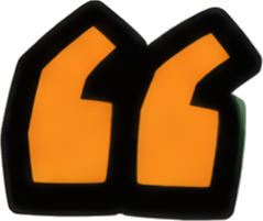 quotation marks orange icon symbol graphic Art & Design Symbol Super Mario Mario-style double quotes opening quotation mark