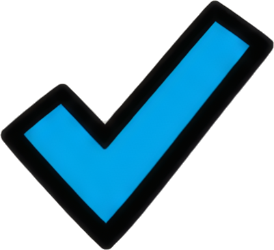 checkmark confirmation completion correct indicator Symbol Super Mario Mario-style