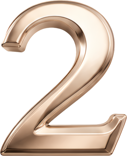 number golden 3D metallic typography Modern Design Patterns Patterns rose gold metal three-dimensional digital 2