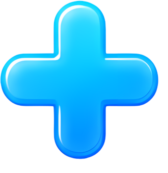 plus sign blue icon medical symbol Art & Design colorful gradient