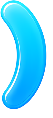 blue curved gradient smooth icon Modern Design Patterns Patterns Art & Design parentheses symbol colorful gradient