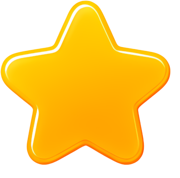 yellow star icon pentagram graphic Art & Design symbol colorful gradient