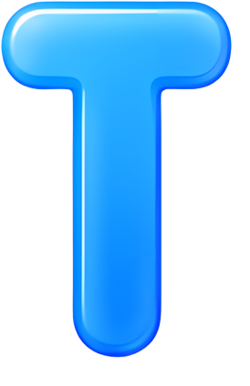 blue letter T icon gradient rounded Art & Design Modern Design Patterns Patterns Letters English letters colorful gradient