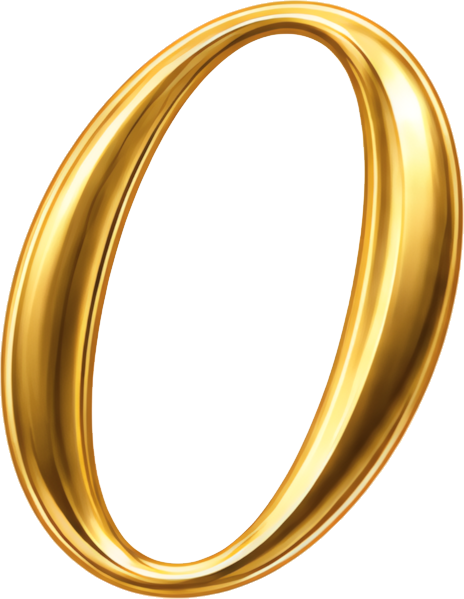 golden ring-shaped metallic glossy ornamental Modern Design Patterns Patterns gold numbers metal three-dimensional 