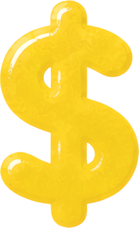 dollar sign money wealth finance economy icon symbols mathematical symbols hand-drawn watercolor