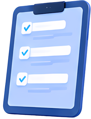 checklist task list checkbox blue background clipboard blue education learning
