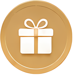 gift present bonus reward golden icon golden yellow