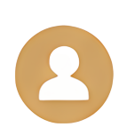 icon individual golden golden yellow