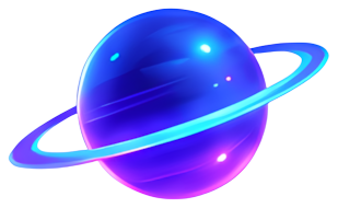 planet ring blue purple space texture