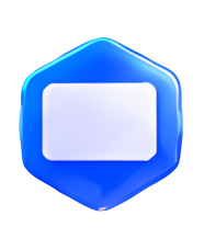 blue hexagon icon rectangle gradient Art & Design Modern Design Patterns Patterns