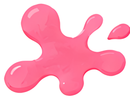 pink abstract splatter pattern irregular icon ink stain