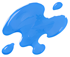 blue liquid splash effect abstract shape dynamic motion pixel art ink stain