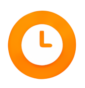 icon time yellow