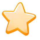 star yellow five-pointed star