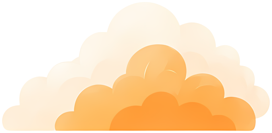 cloud orange gradient soft sunrise Modern Design Patterns Patterns