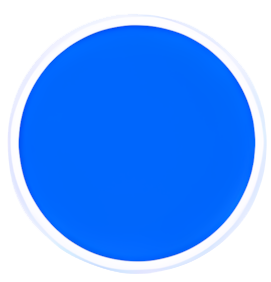 blue circle solid color minimalist geometric shape