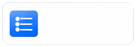 blue Tag Title Bar Menu Category