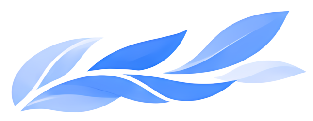 blue leaves abstract pattern streamlined design gradient color decorative element Abstract Art Patterns Patterns blue