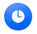 icon time blue