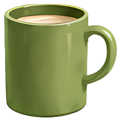 green mug coffee hot drink ceramic cup handle Beverages food