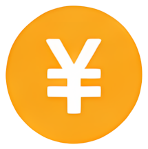 RMB currency symbol yellow circle finance payment Currency Symbols Finance icon green