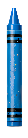 blue crayon children's drawing stationery item colored crayon craft material