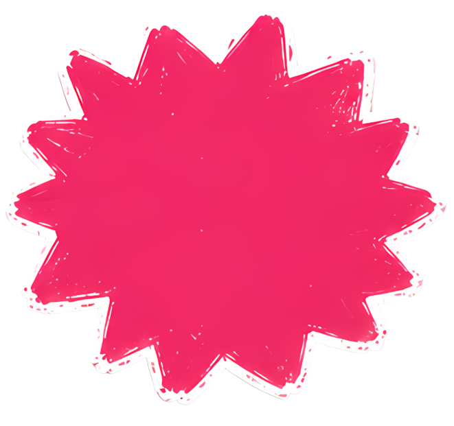 star-shaped pink label sticker graphic Geometric Patterns Patterns bullet journal